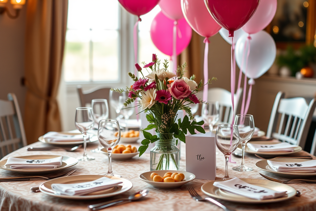Party Food Spreads Invitations & Favors