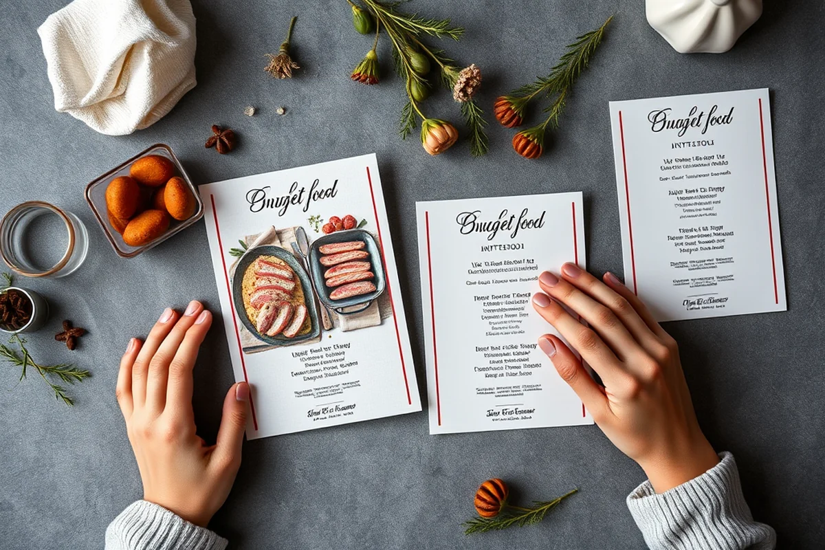 budget party food spreads printable — Budget Party Food Spreads Printable (the finished result)