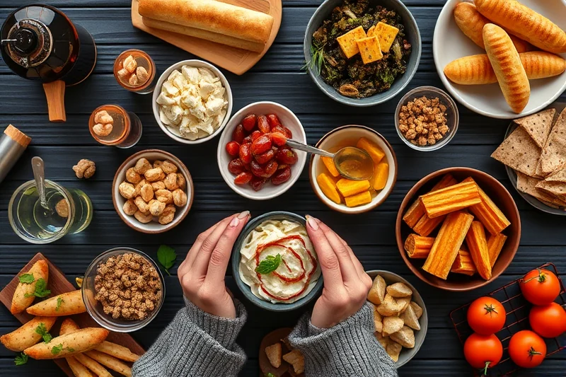 easy party food spreads food drinks — Easy Party Food Spreads Food Drinks (the finished result)