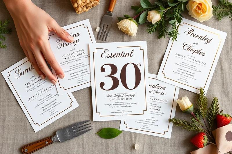 essential 30th birthday party food ideas — Essential 30th Birthday Party Food Ideas (the finished result)