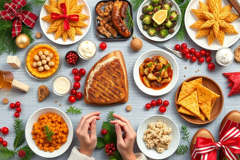 fast christmas party food spread β Fast Christmas Party Food Spread (the finished result)