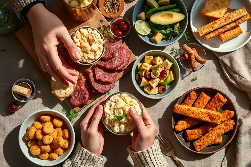 quick party food spreads food — Quick Party Food Spreads Food (the finished result)