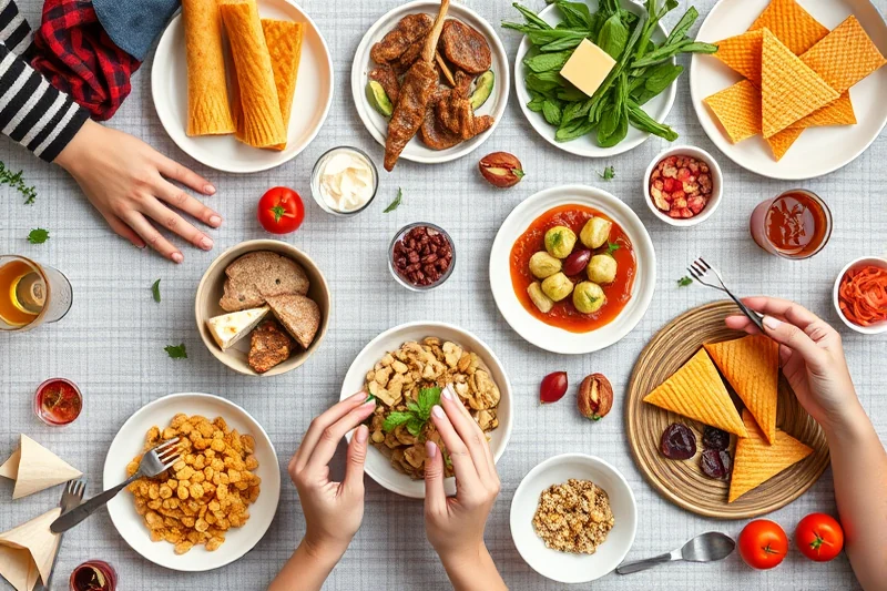 simple party food spreads themes decor — Simple Party Food Spreads Themes Decor (the finished result)