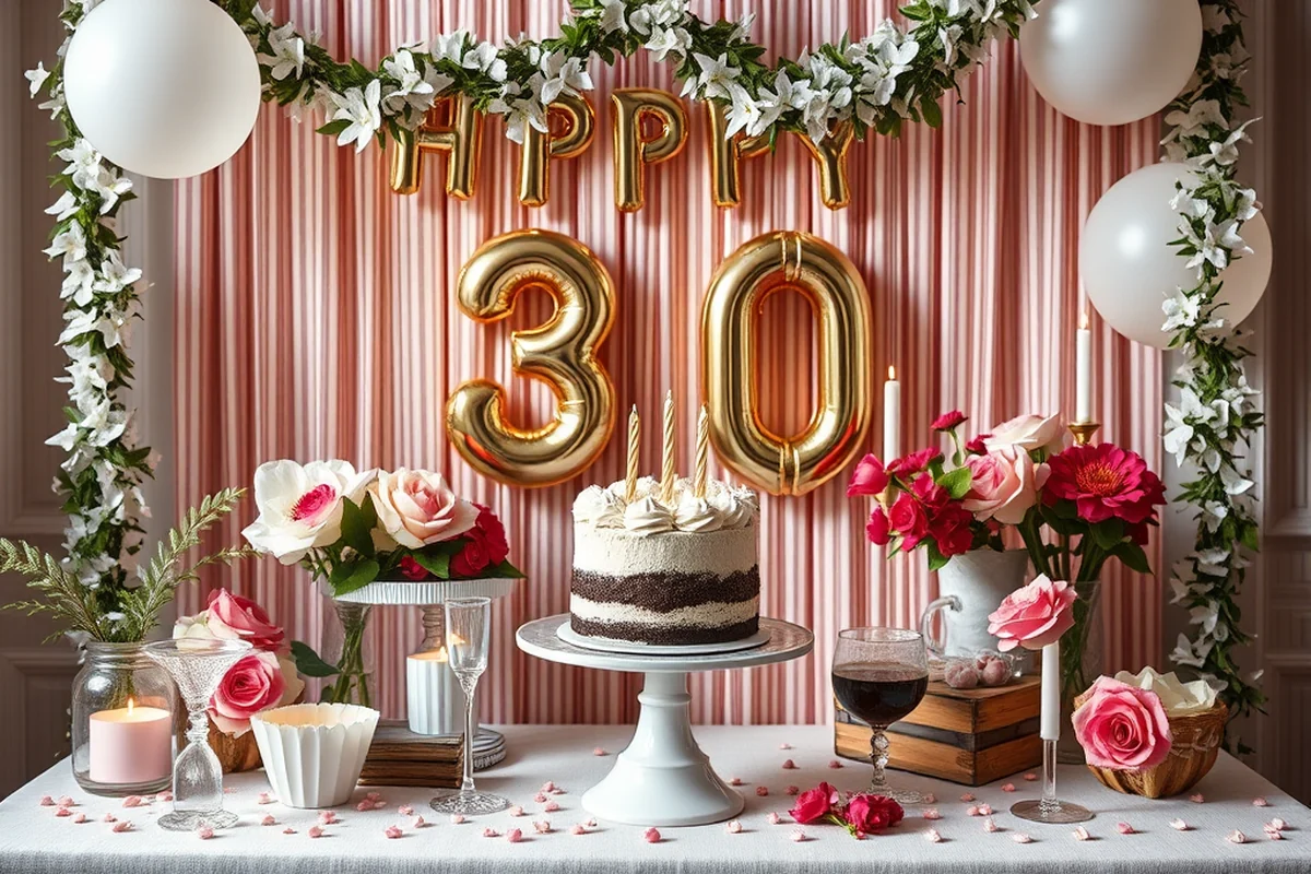30th birthday party decorations how to choose — 30th Birthday Party Decorations How To Choose
