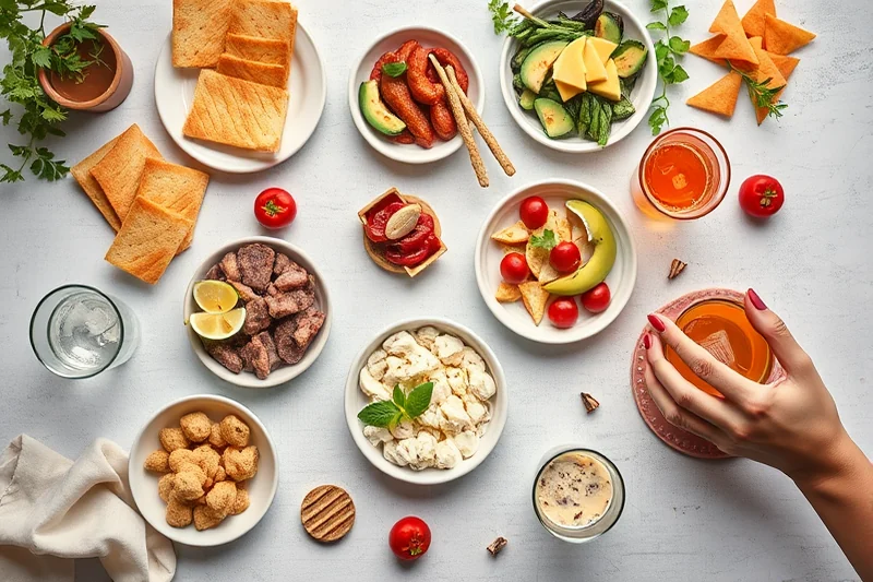 budget party food spreads food drinks — Budget Party Food Spreads Food Drinks (the finished result)