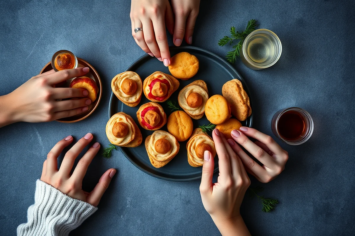 finger foods for a gathering — Finger Foods For A Gathering (the finished result)