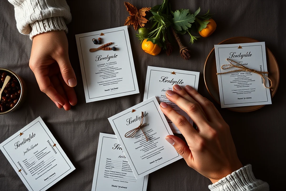 simple party food spreads invitations favors — Simple Party Food Spreads Invitations Favors (the finished result)