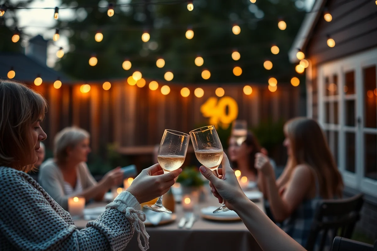 natural 40th birthday party ideas — Natural 40th Birthday Party Ideas